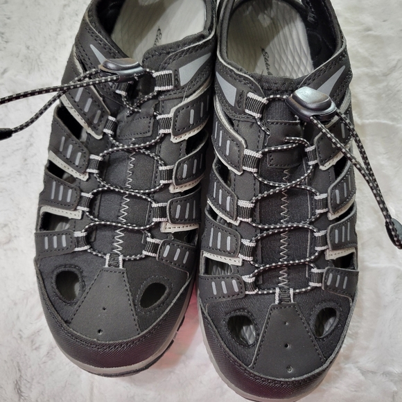 Eddie Bauer Men's Bungee Eastport Water Sandals Black 9M - Picture 5 of 9
